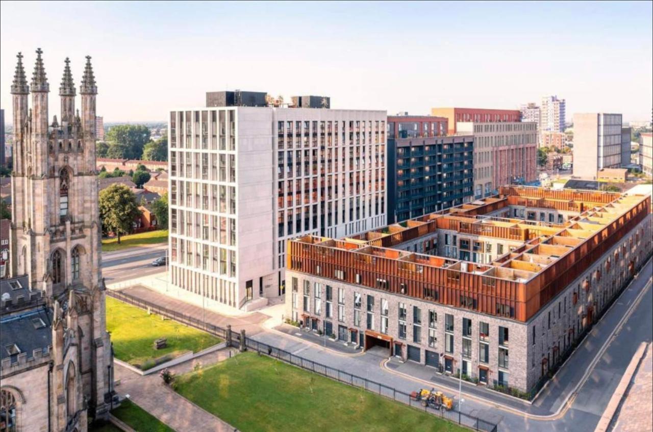 Luxury New Built Split-Level Flat With Rooftop Gardens Access Манчестер Экстерьер фото